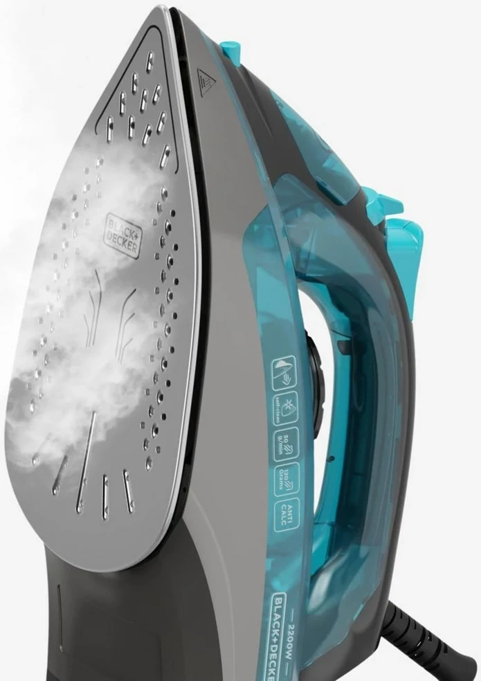 Hekur me avull BLACK+DECKER BXIR2201E, 2200 W, Inoks, Zi