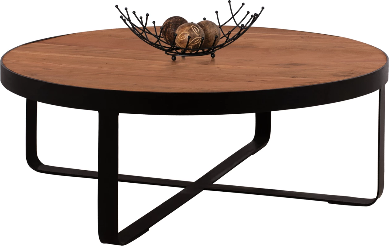 Tavolinë kafeje ATHARVA FH8461.11 dru akacie masiv Φ100X36cm