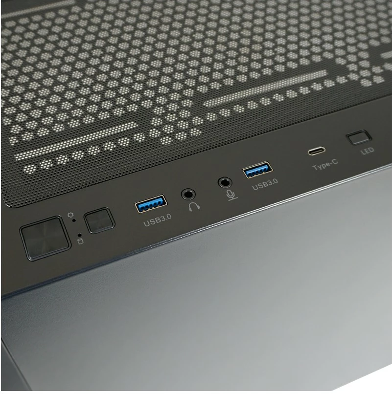 Kasë LC-Power LC-810B-ON, Midi Tower, ATX, EATX, micro ATX, Mini-ITX, e zezë