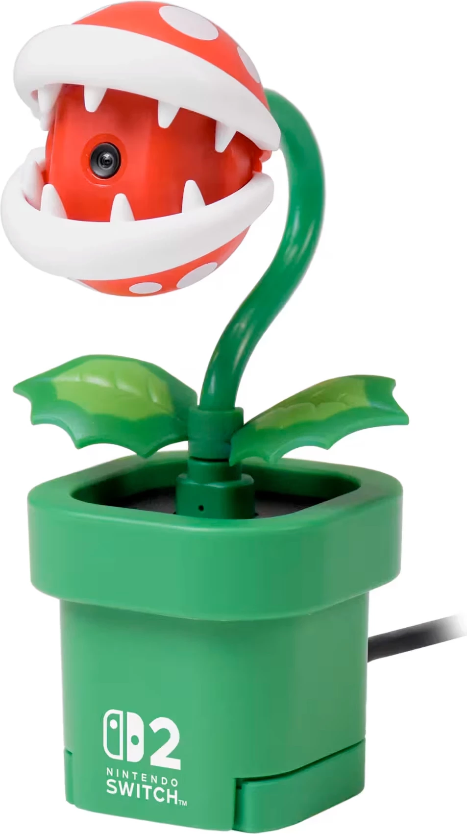 Kamerë gaming Nintendo Switch 2 HORI Piranha Plant, USB-C, Super Mario