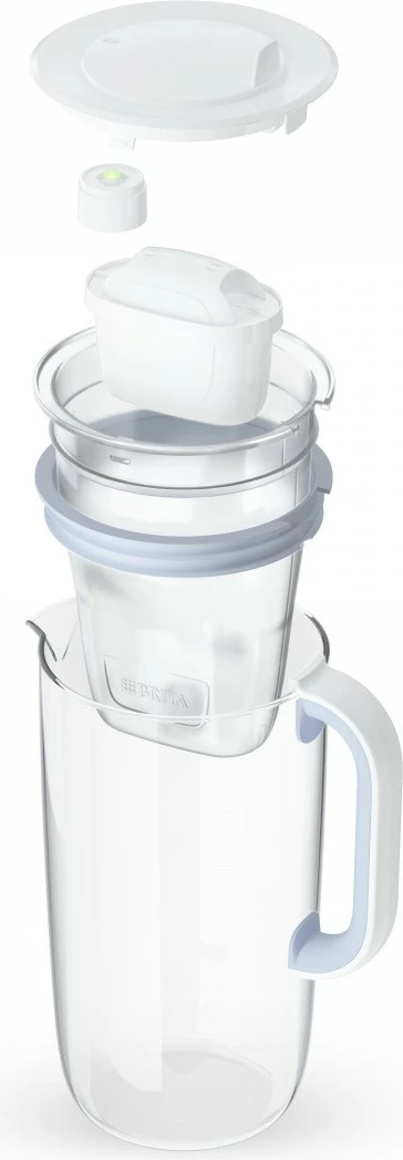 Ibrik filtruese uji BRITA Glass, 2.5L, MAXTRA PRO Pure Performance, Blu