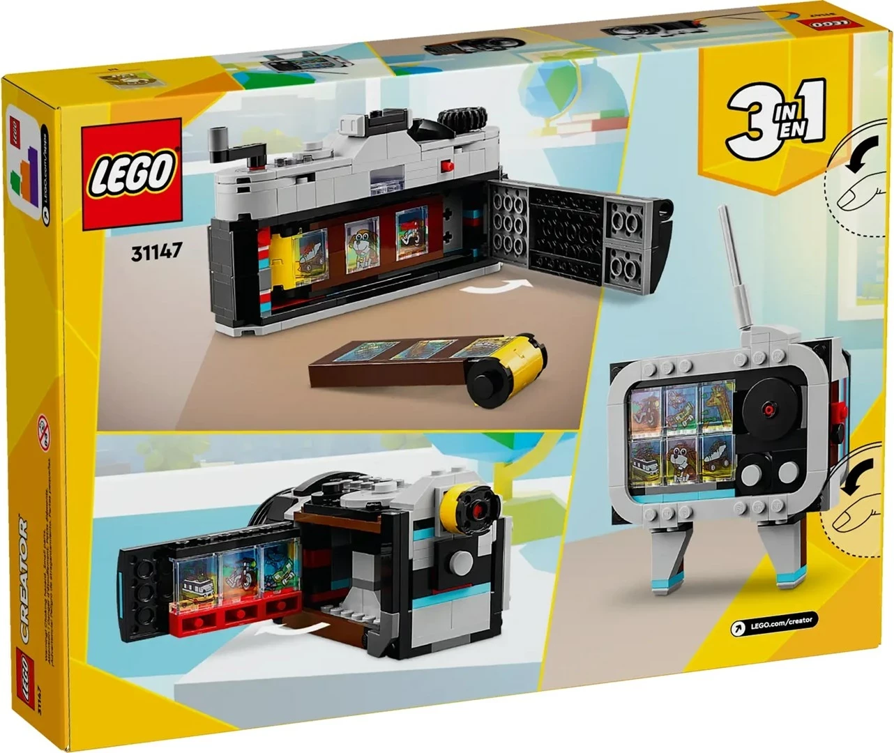 Set LEGO Creator 3-in-1 31147 Retro Kamera
