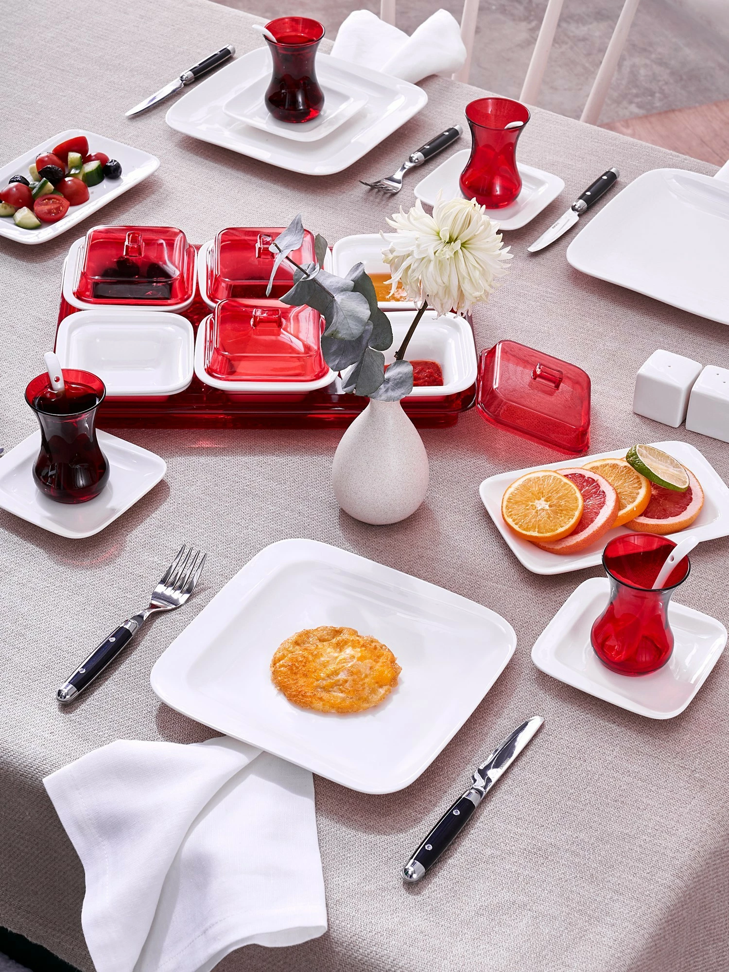 Set mëngjesi porcelani, 41 copë, Hermia, 153.09.01.0582
