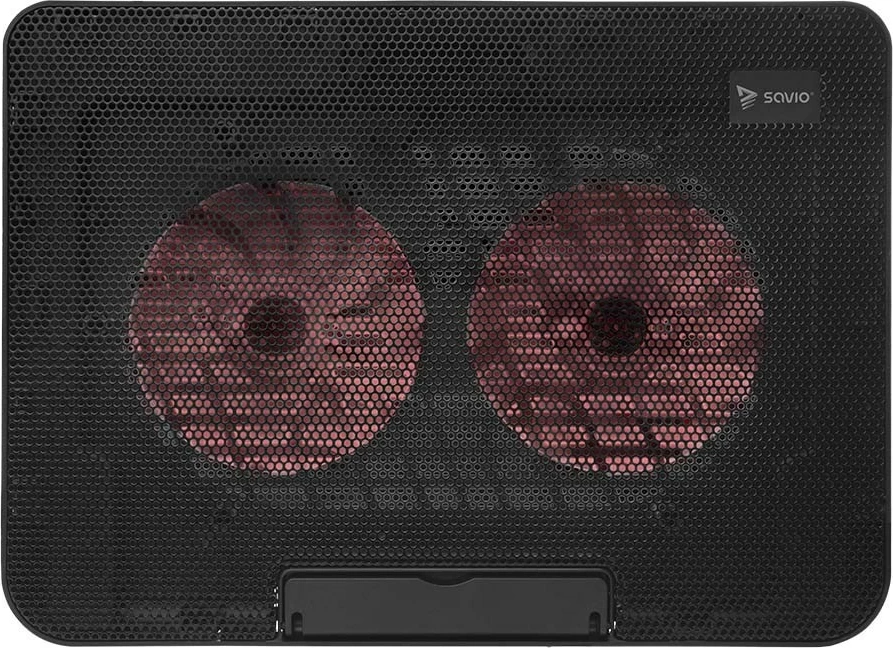 Pad ftohës laptopi Savio COS-02, 2 ventilatorë, i zi