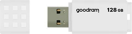 Pendrive GOODRAM UME2 128GB, USB 2.0, Bardhë