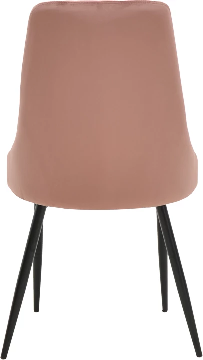 Karrige Azori kadife mollë e kalbur-këmbë metali të zeza 49x55x85cm