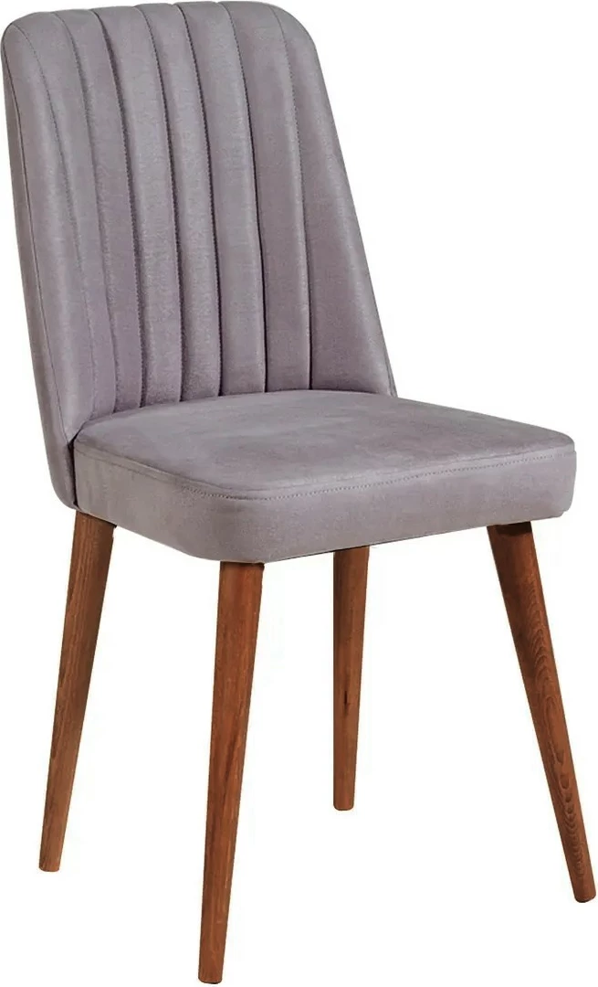 Tavolinë me karrige, zgjatshme, 5 copë, Skye Decor Vina 0701, ngjyrë arre, gri