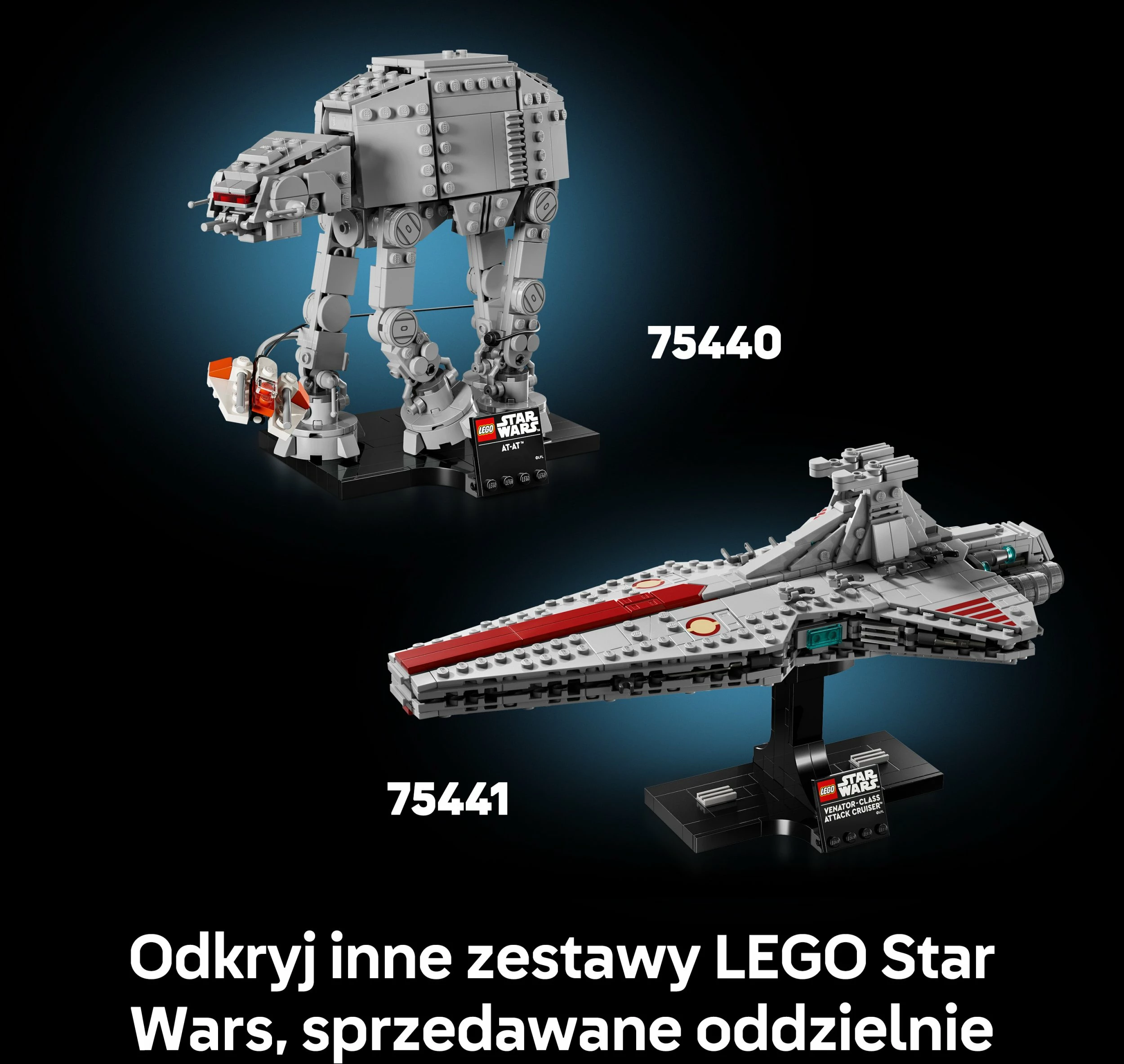 Set ndërtimi LEGO Star Wars AT-AT 75440, 525 copë, 18+, gri