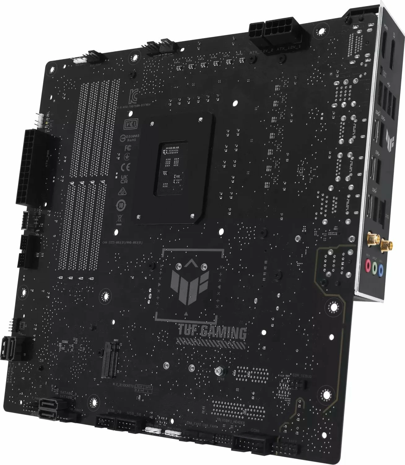 Pllakë amë Asus TUF Gaming B760M-BTF WIFI D4, mATX, DDR4, WiFi 6, 2.5GbE, e zezë