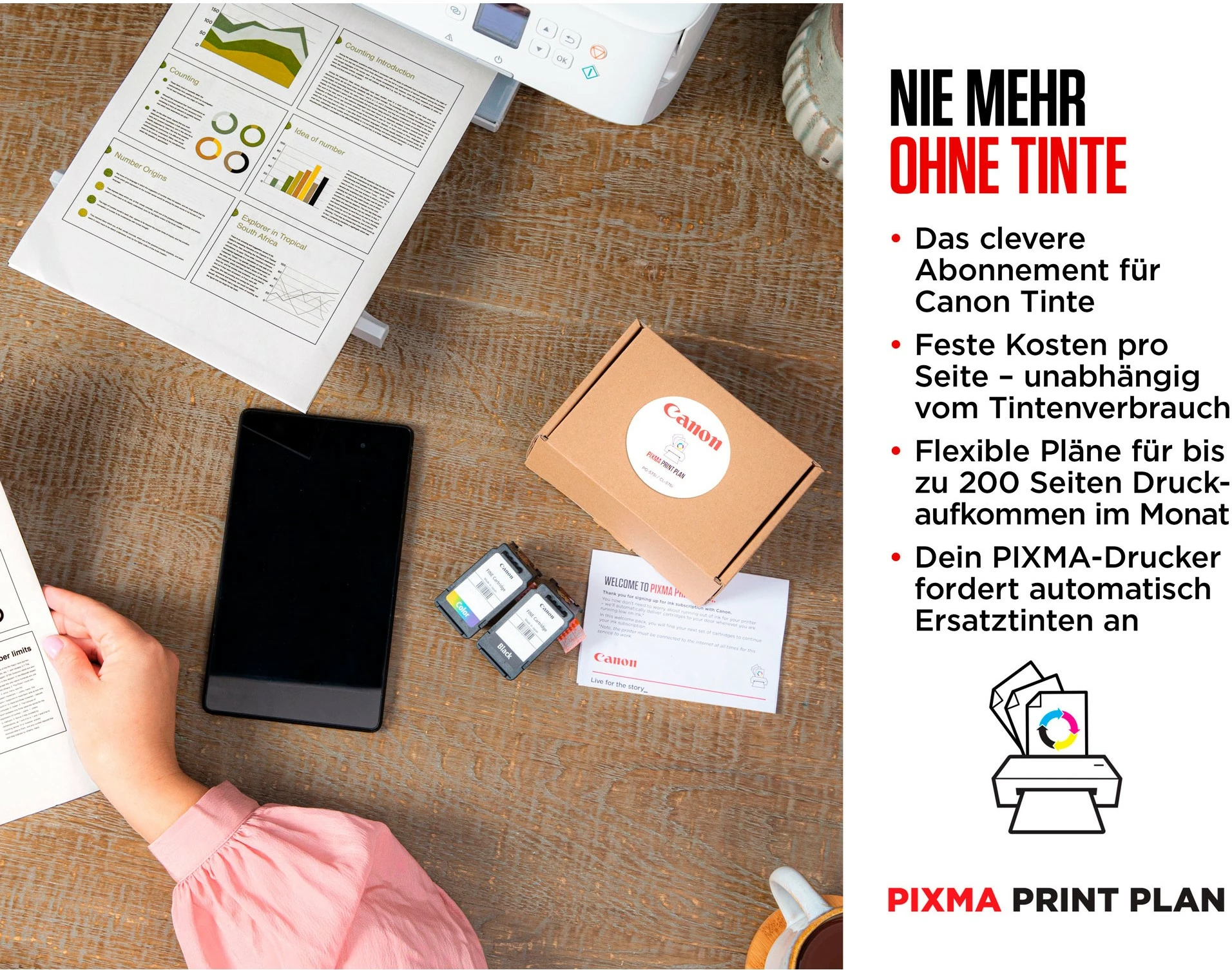 Printer Canon PIXMA TS7650i, Inkjet, 1200 x 1200 DPI, A4, Bardhë
