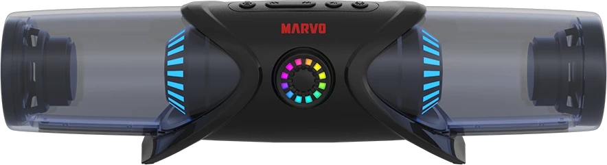 Altoparlant Bluetooth Marvo SG-100 10W RGB 4000mAh me AUX, i zi