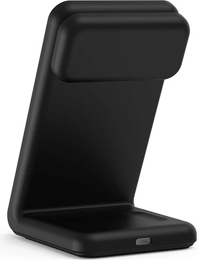 Karikues wireless 3-në-1 CRONG MagSpot me MagSafe, për iPhone, Apple Watch dhe AirPods, 20W, i zi