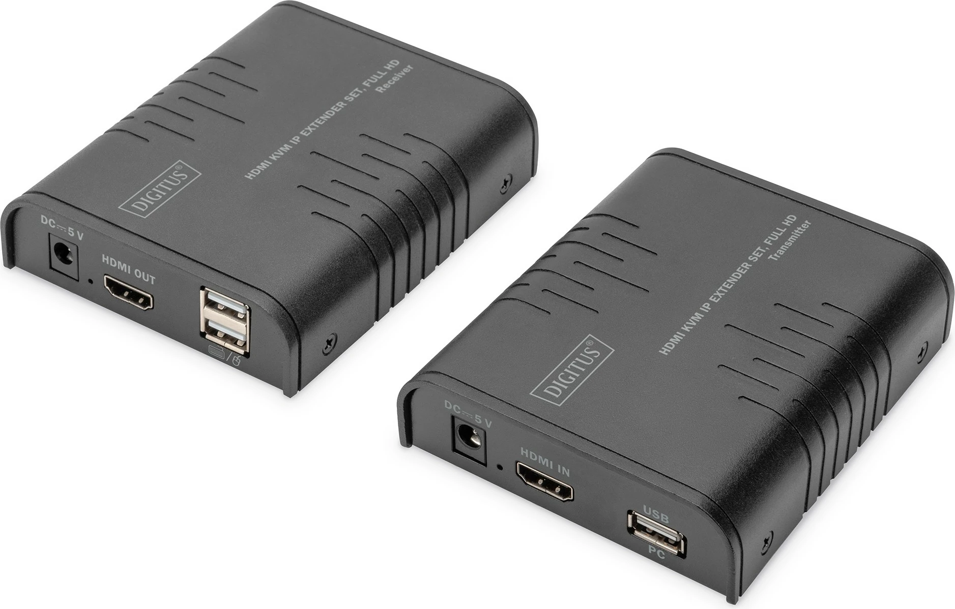 Transmetues & pranues HDMI KVM Digitus, Full HD 1080p, 120m, i zi