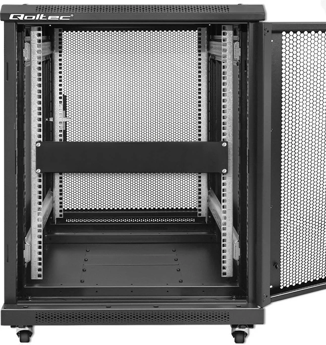 Panel mbulues për RACK Qoltec 54512, 19", 2U, i zi