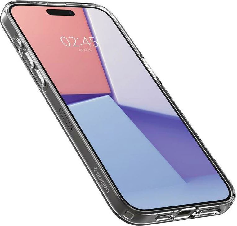 Mbështjellës Spigen Crystal Flex për iPhone 15 Pro Max, Transparent