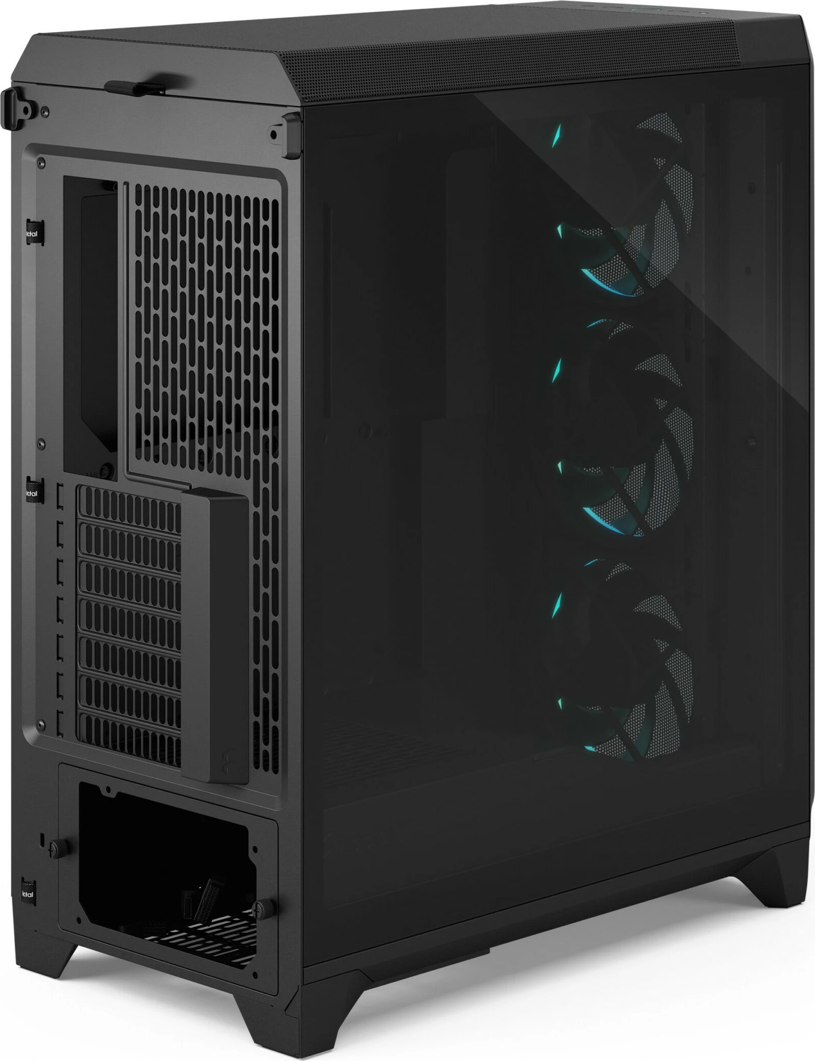 Kasë Fractal Design Meshify 3, RGB, Tempered Glass, e zezë