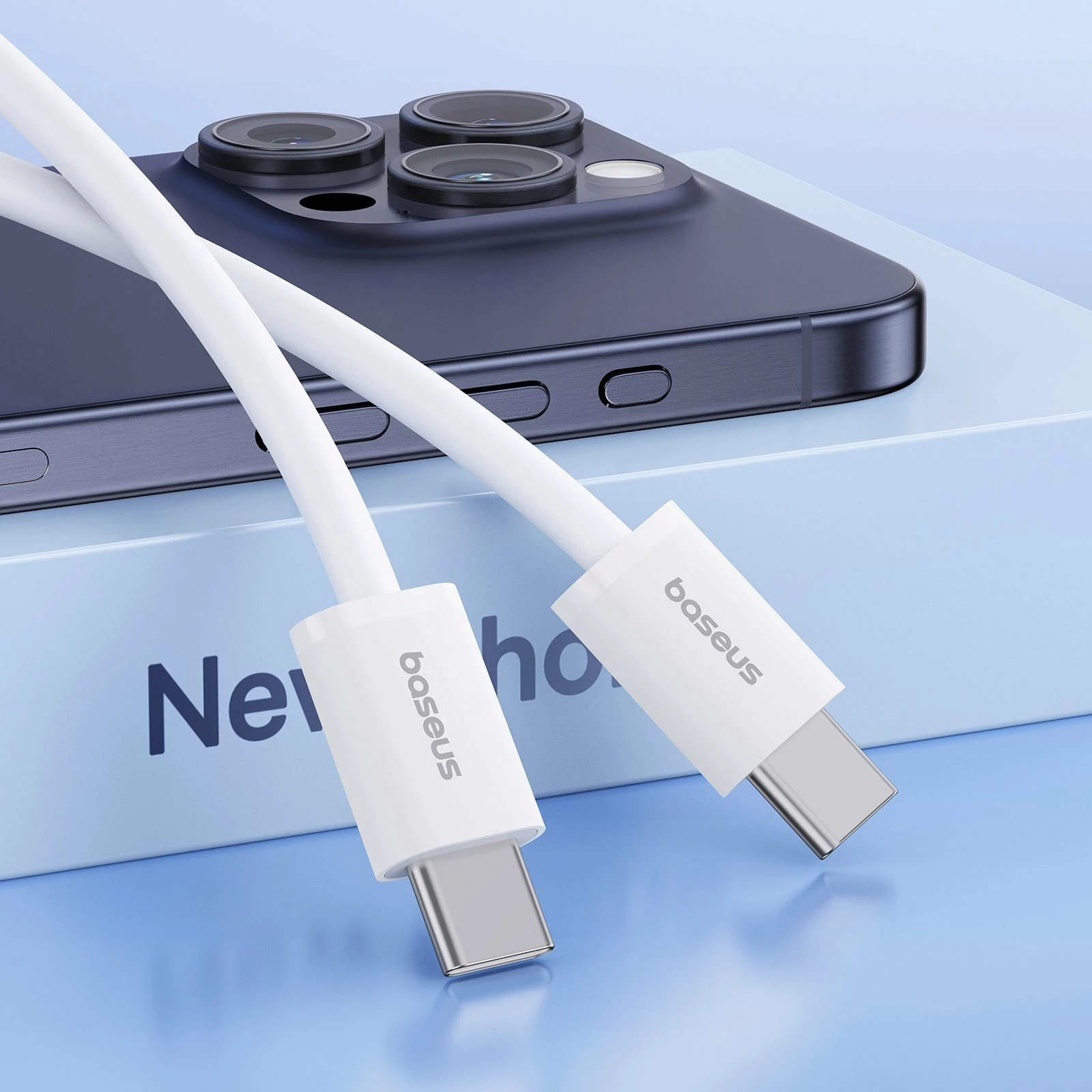Kabllo USB-C në USB-C Baseus Superior Series II P10365200211-01 2 m PD 30W USB 2.0, e bardhë