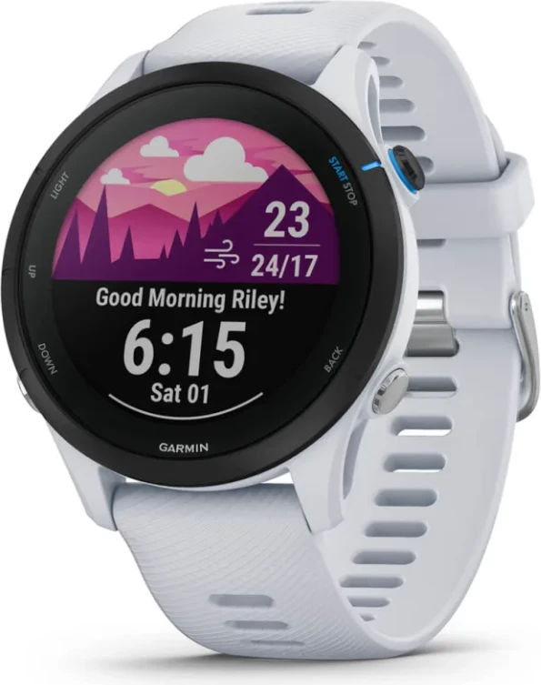 Smartwatch Garmin Forerunner® 255 Music Whitestone, 46 mm