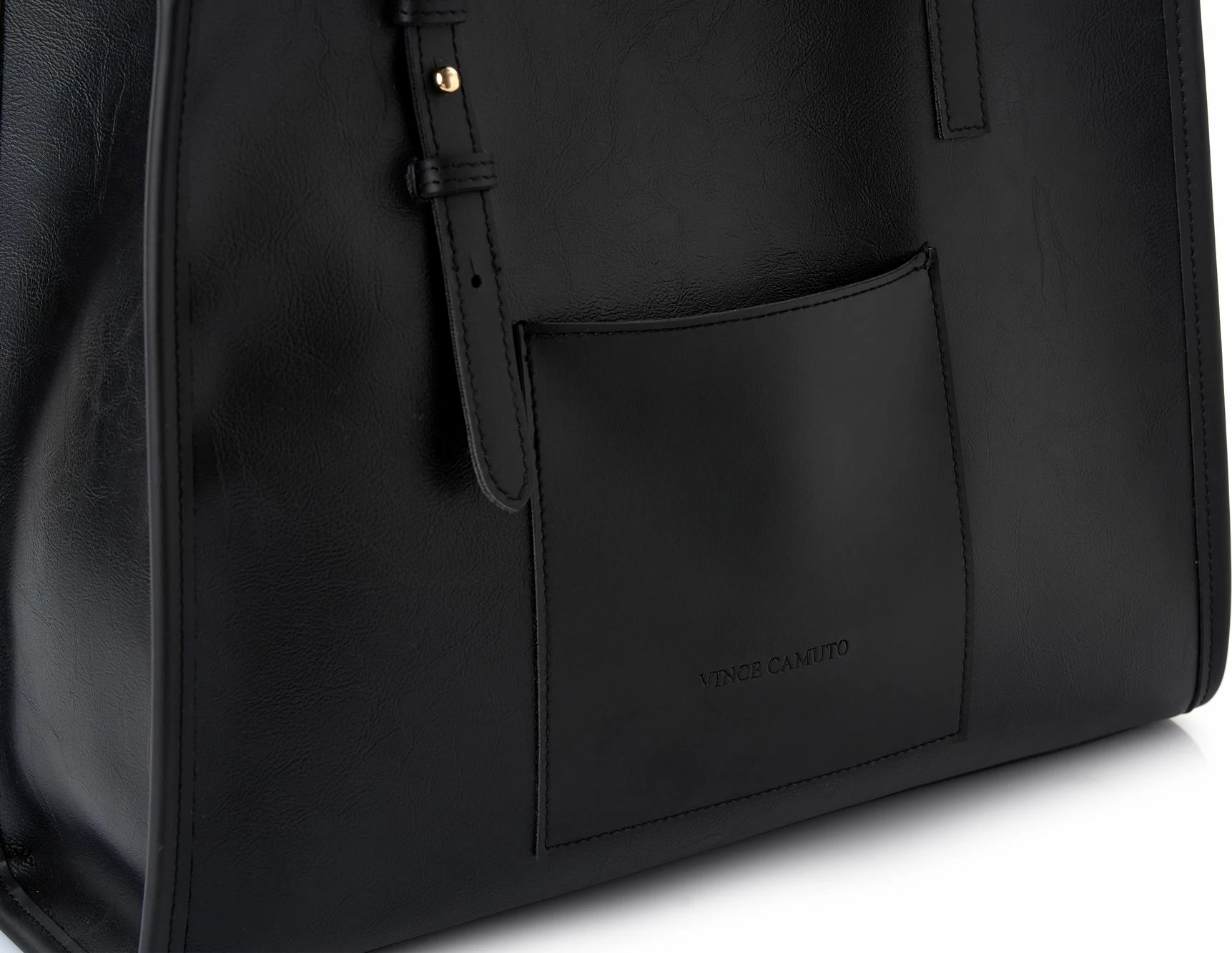 Çantë shpatull për femra, ngjyrë e zezë, Vince Camuto Piacenza