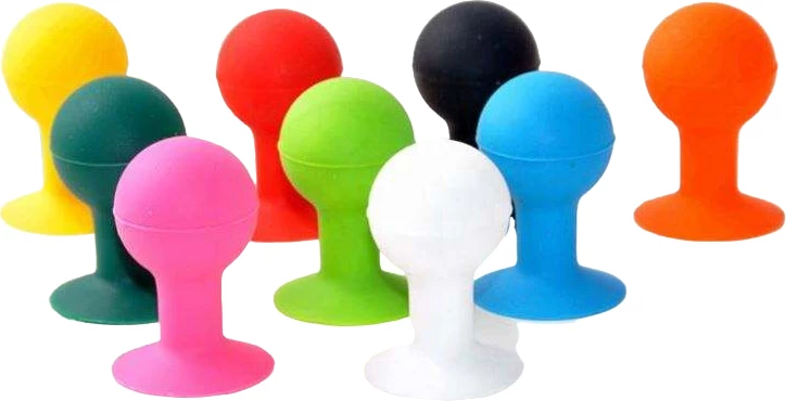 Mbajtëse telefoni Hurtel me kokë të rrumbullakët, silikon, e gjelbër