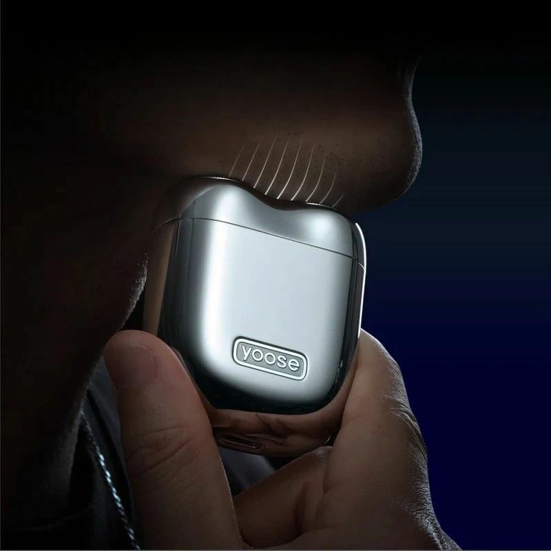 Makinë rroje Yoose Mini 2.0, USB-C, IPX7, 8000 rpm, e verdhë, set me çantë dhe kabllo