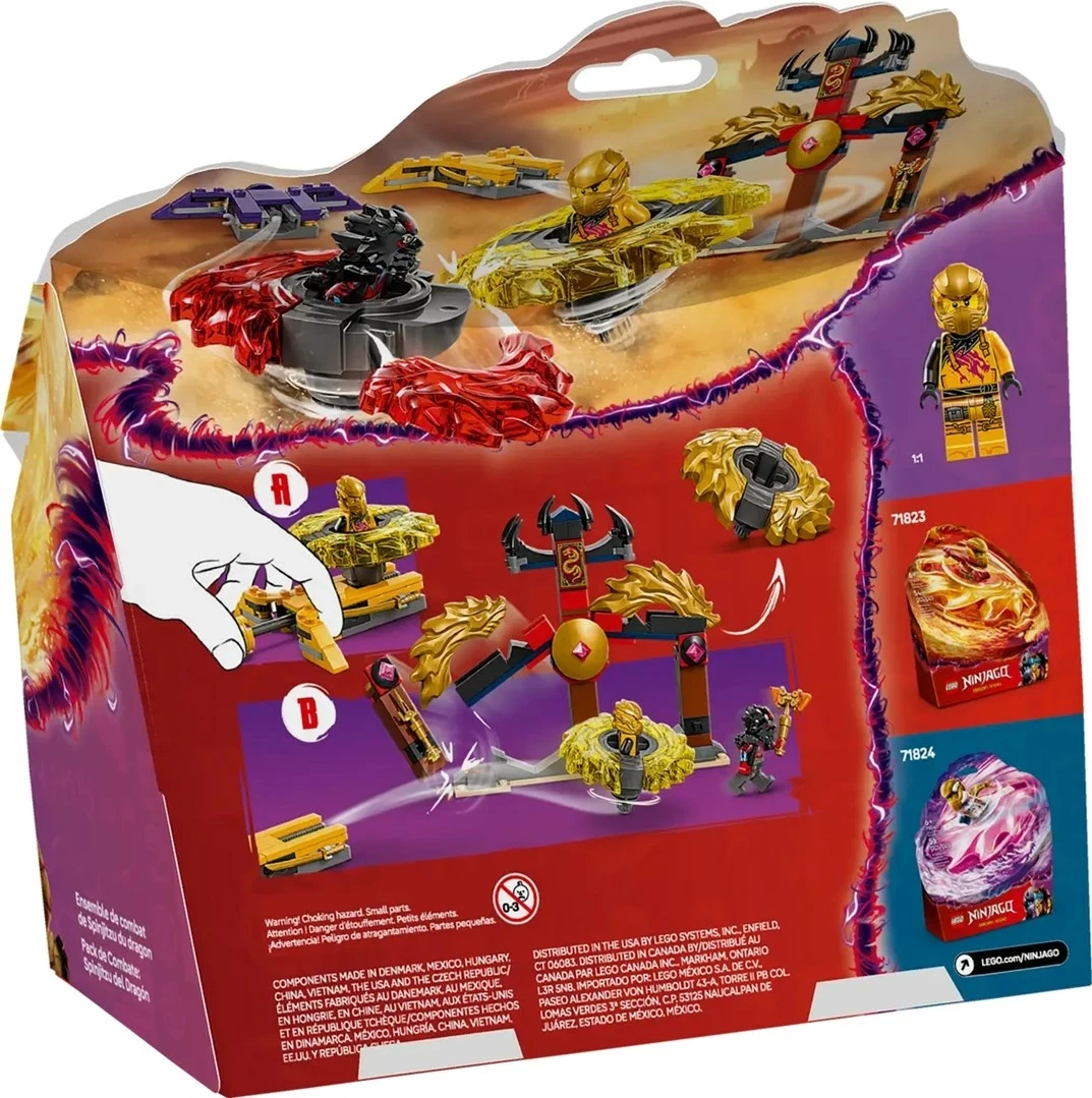 Set LEGO NINJAGO 71826 Dragon Spinjitzu Battle Pack