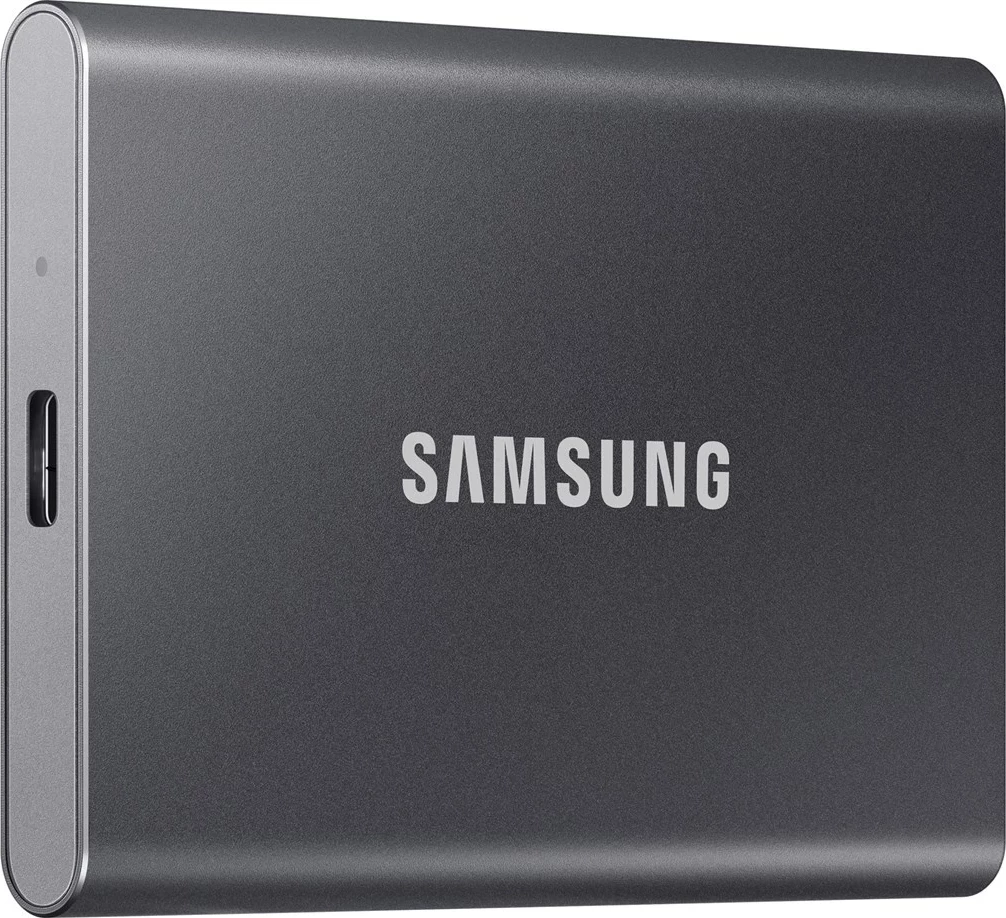 Disk SSD i jashtëm Samsung Portable T7, 1 TB, USB- C, hiri