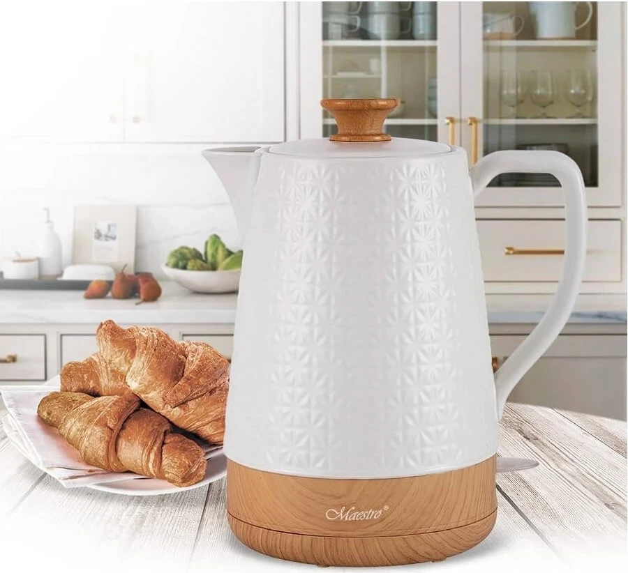 Ketell elektrik Maestro MR-076, kapacitet 1.8L, ngjyrë e bardhë