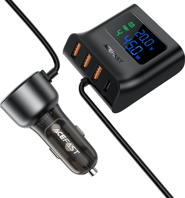 Karikues makine Acefast B11, 138W, 6 porta USB-A/USB-C, i zi