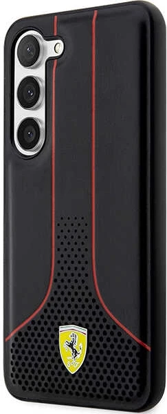 Mbështjellës Ferrari FEHCS23MPCSK për Samsung Galaxy S23+, hardcase, i zi