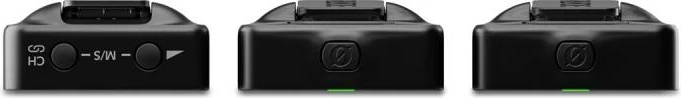 Mikrofon pa tela, RØDE Wireless GO III WIGOGEN3, set 2 transmetues + 1 pranues, e zezë