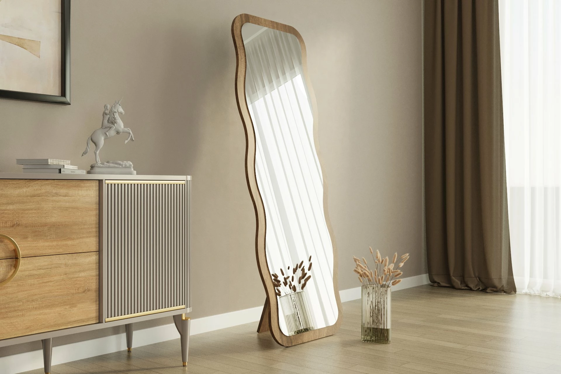 Pasqyrë Hanah Home, Aror, ngjyrë arre