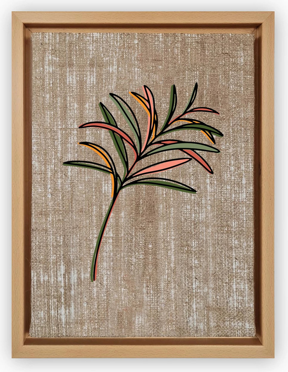 Pikturë dekorative në kanavacë, shumëngjyrëshe, Wallity, LNJ119377806772 - 4666, 46x66cm