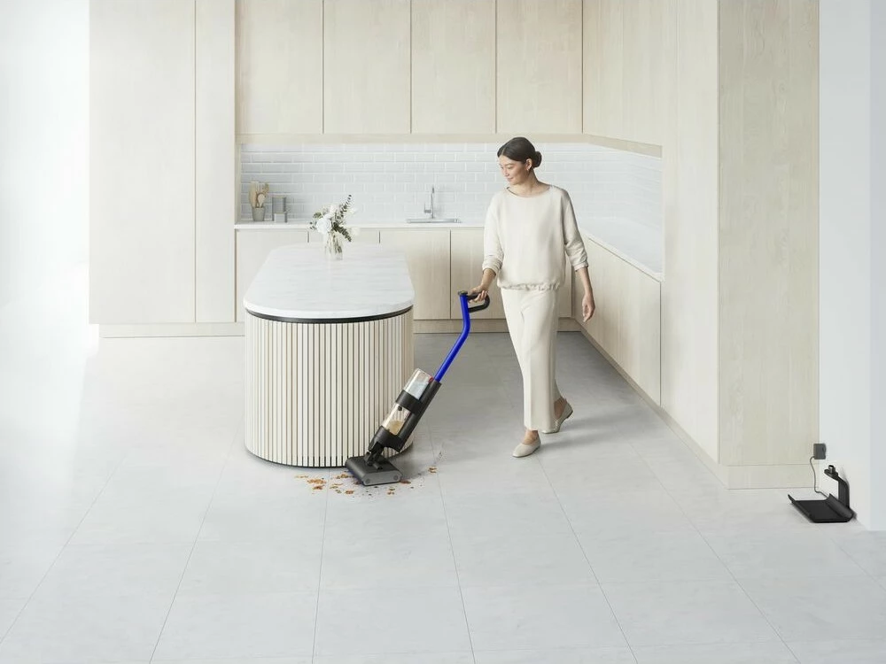 Fshesë me korrent Dyson Wash G1, Stick, Pa qese, 1 L, 0.8 L, E zezë, Blu