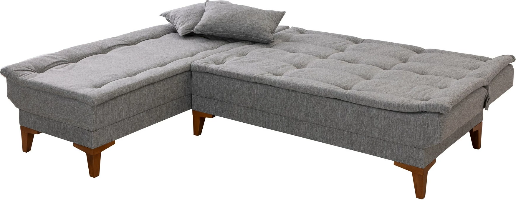 Kënd divan-krevat Atelier del Sofa, Santo majtas, ngjyrë gri