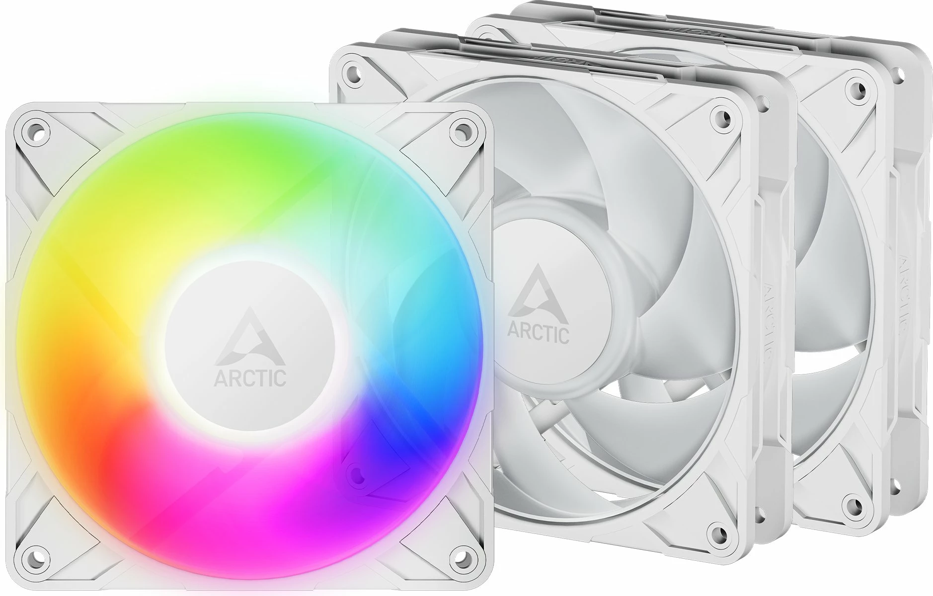 Ventilator kasë Arctic P12 Pro A-RGB ACFAN00326A 120mm 3-pack i bardhë