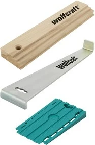 Set veglash Wolfcraft 6975000 për dysheme, Gri