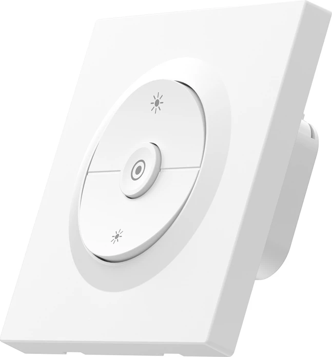 switch/dimer muri smart WiFi Sonoff MINI-DIM-E (Orb-DIM), Matter, 0-100% dimming, max 400W, 86x86mm, i bardhë, set