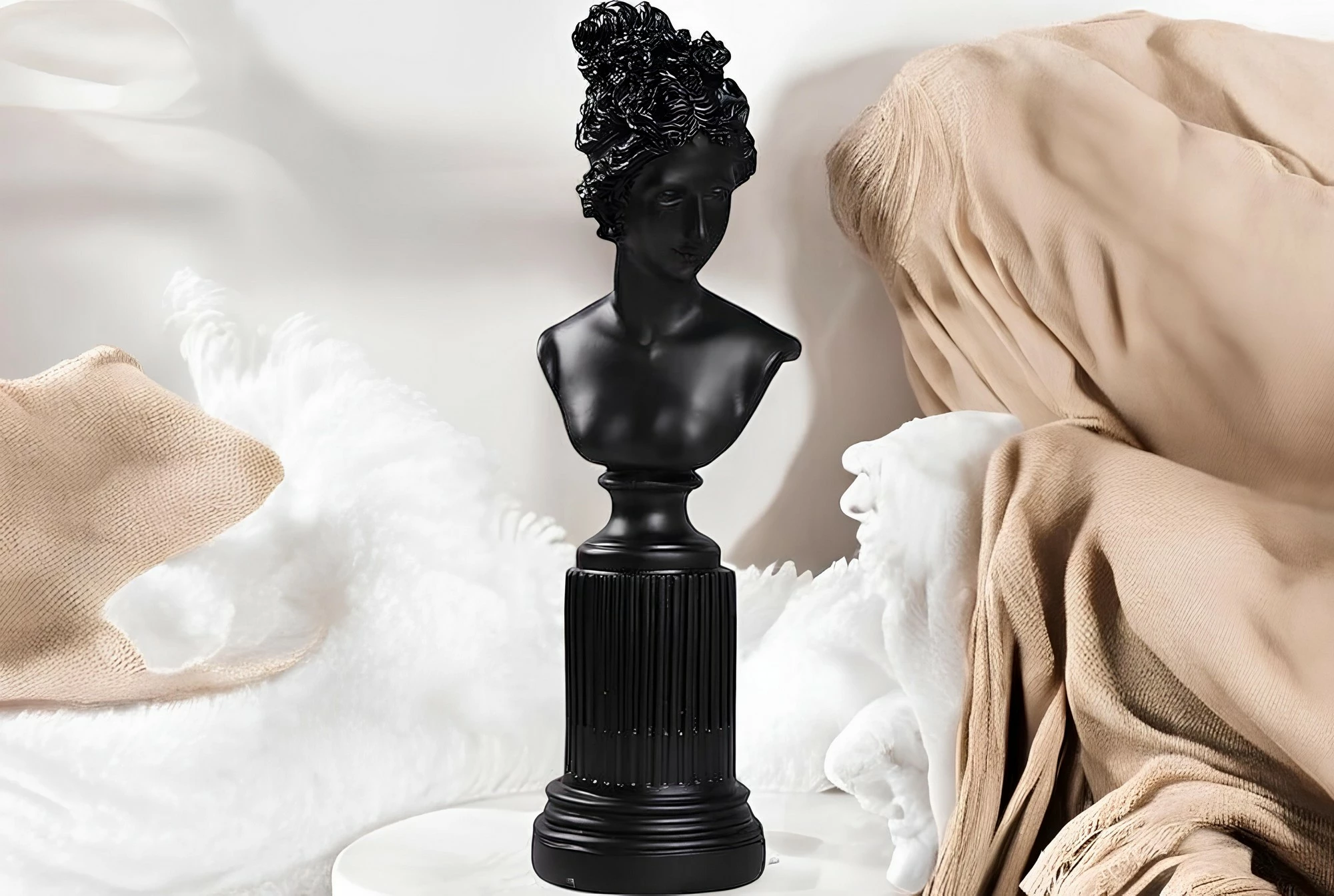 Objekt dekorativ Evila Originals, i zi, CY0430, 9x17x9cm