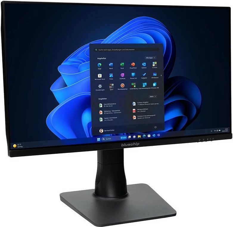 Kompjuter All-in-One bluechip BUSINESSline AIO2350, i5 14400, 16GB RAM, 500GB SSD, 23.8" LED IPS, Wi-Fi 6, Windows 11 Pro