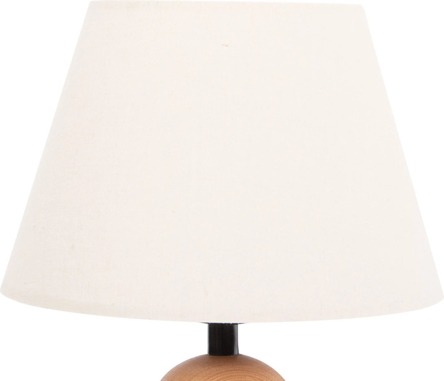 Llambë tavoline CONNI FH4710, ngjyrë krem e bardhë, bazë druri, Φ23x34H cm