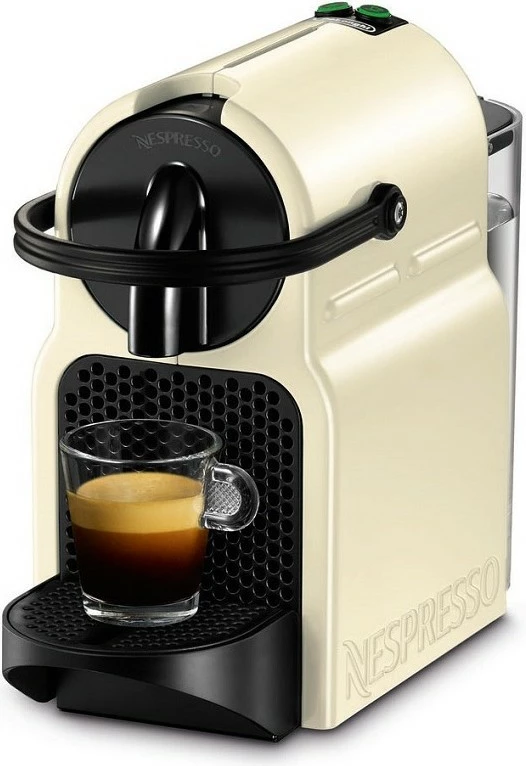 Aparat kafeje kapsulë DeLonghi Nespresso Inissia, krem