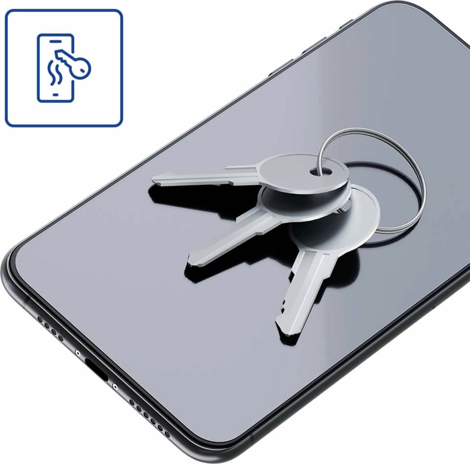 Xham mbrojtës fleksibël 3MK FlexibleGlass për Apple iPhone 16, 0.3mm, 7H, set 1 copë