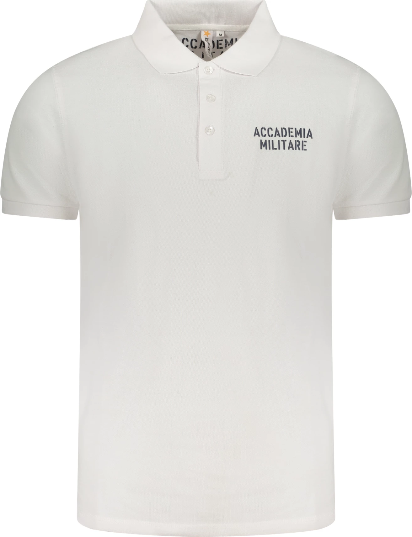 Maicë polo për meshkuj ACCADEMIA MILITARE, e bardhë