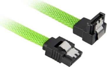 Kabllo SATA III Sharkoon 0.3m, 7-pin, mashkull/mashkull, e gjelbër