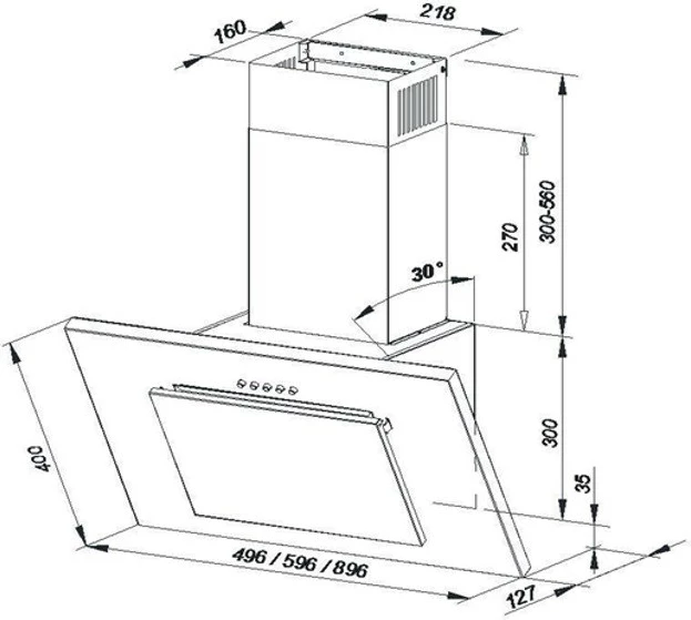 Aspirator MAAN Vertical P 2 50, 310 m3/h, i zi