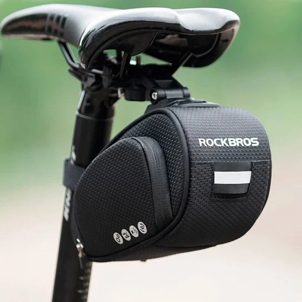 Çantë biçiklete Rockbros C40, nën sedilje, 1.2L, e zezë