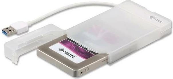 Kasë i-tec MySafe USB 3.0 Easy, për HDD/SSD 2.5", e bardhë