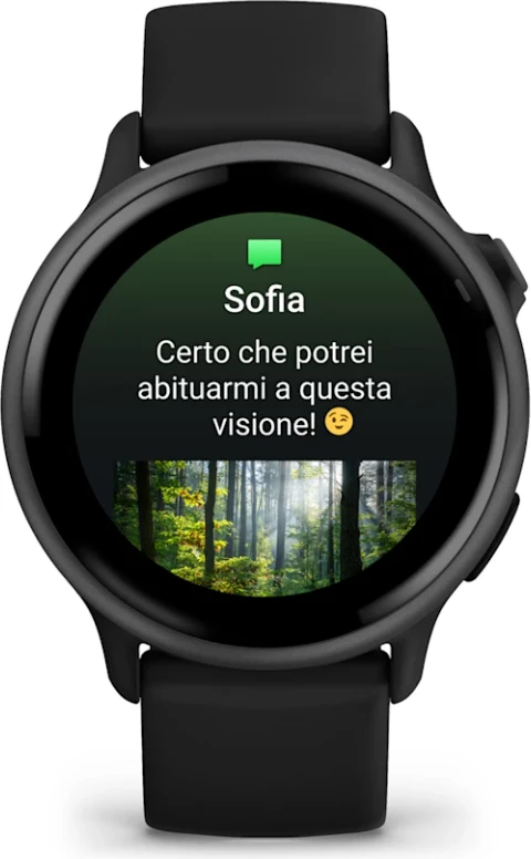 Smartwatch Garmin vívoactive 6 – Slate / Black Strap