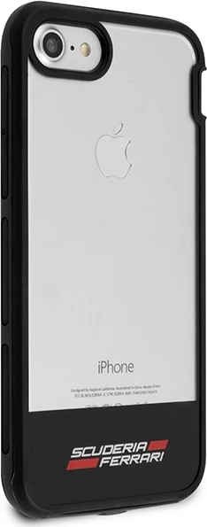 Mbështjellës Ferrari Racing Shield për iPhone 7/8/SE 2020/SE 2022, gjysmë-transparent